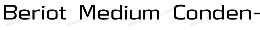 Beriot Medium Conden字体转换